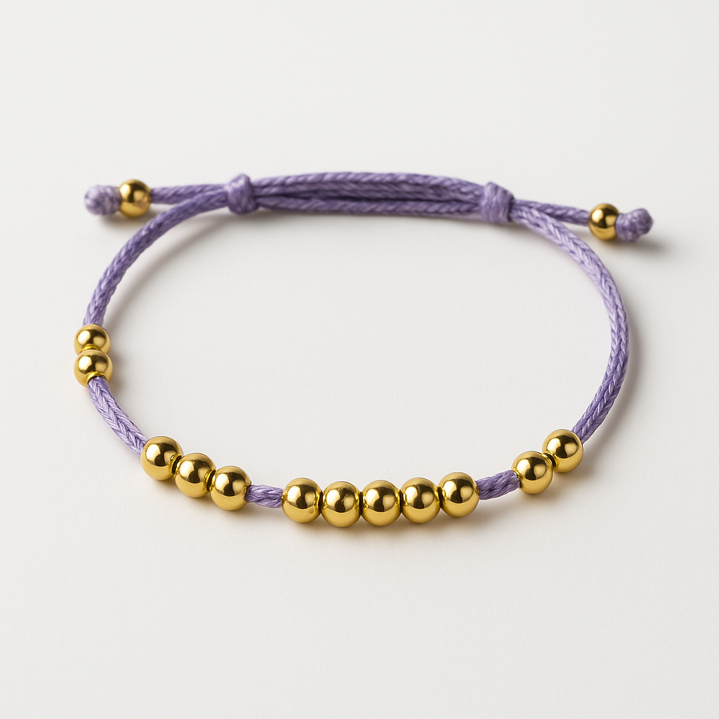 Kugel Satinarmband
